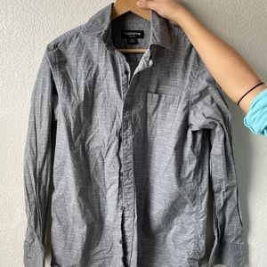 Long sleeve button down dress shirt